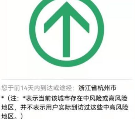 行程卡下线是什么意思