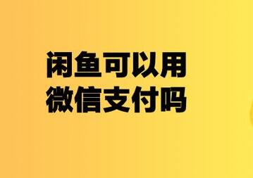 支付宝上没钱了在闲鱼上买东西能微信付款吗？